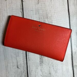 Kate Spade New York slim saffiano leather bifold wallet